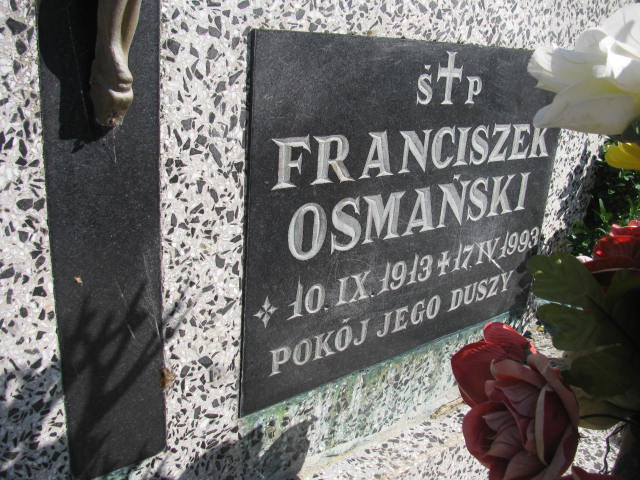 Franciszek Osmański 1913 Frombork - Grobonet - Wyszukiwarka osób pochowanych
