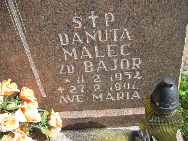 Danuta Malec 1954 Frombork - Grobonet - Wyszukiwarka osób pochowanych