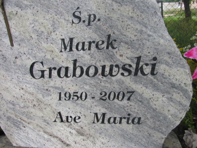 Marek Grabowski 1950 Frombork - Grobonet - Wyszukiwarka osób pochowanych