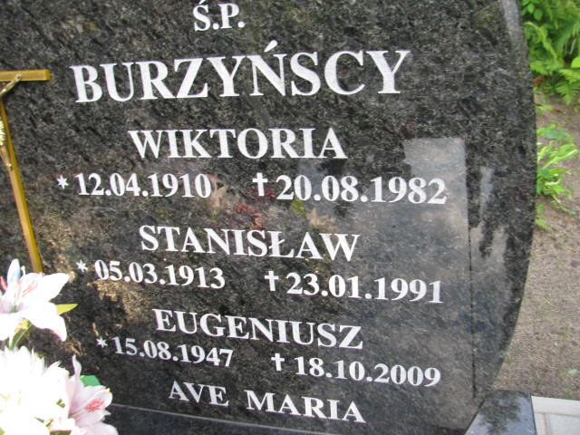 Wiktoria Burzyńska 1910 Frombork - Grobonet - Wyszukiwarka osób pochowanych