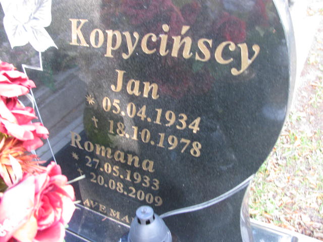 Jan Kopyciński 1934 Frombork - Grobonet - Wyszukiwarka osób pochowanych