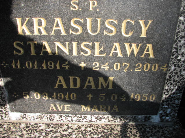 Adam Krasuski 1910 Frombork - Grobonet - Wyszukiwarka osób pochowanych