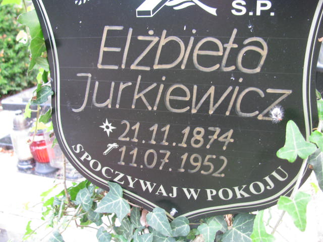 Elżbieta Jurkiewicz 1874 Frombork - Grobonet - Wyszukiwarka osób pochowanych