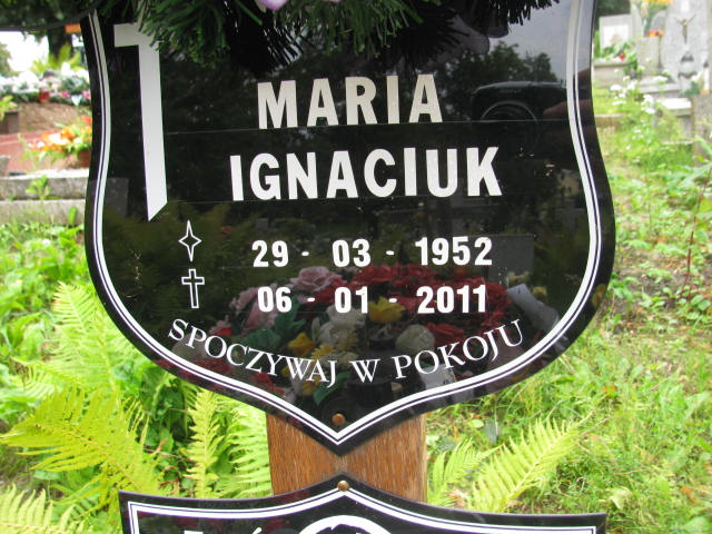  Ignaciuk 1952 Frombork - Grobonet - Wyszukiwarka osób pochowanych